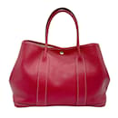 Hermes Handbag Garden PM 36 in Red Negonda Leather - Hermès