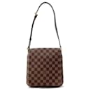 Sac à épaule Musette Salsa Damier Ebene de Louis Vuitton