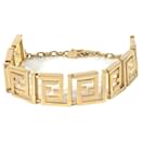 Fendi Versace Collaboration Gold Plated Bracelet