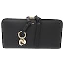 Chloé Black Leather Bi-Fold Wallet