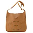 Bolso de Hombro Hermes Evelyne GM Dorado - Hermès