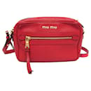 Miu Miu MADRAS 5BH116 Women's Leather Shoulder Bag