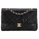 Borsa a spalla Chanel Matelassé 25 Coco Mark Double Flap con catena