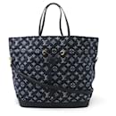 Bolso tote Noefull MM de denim Monogram Louis Vuitton