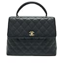 Chanel Black Leather Handbag