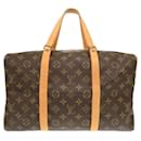 Louis Vuitton Saxe Souple 35 Monogram Boston Bag