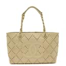 Bolsa Tote Chanel Coco Mark Punching