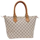 LOUIS VUITTON Bolsa Tote Saleya PM Damier Azur N51186 LV Auth 80985 - Louis Vuitton