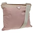 PRADA Shoulder Bag Nylon Pink Auth 81182 - Prada