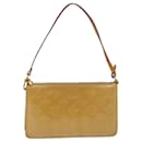 LOUIS VUITTON Poche Accessoire Monogram Vernis Lexington Beige M91010 Auth 80487 - Louis Vuitton