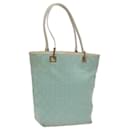 Bolsa tote em canvas GG Gucci azul claro 002 1099 Auth 81207