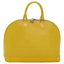 LOUIS VUITTON Epi Alma GM Hand Bag Yellow Citron M40629 LV Auth 80655 - Louis Vuitton