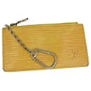 LOUIS VUITTON Epi Pochette Cles Geldbörse Gelb M63809 LV Auth 80432 - Louis Vuitton