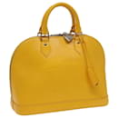 LOUIS VUITTON Epi Alma PM Sac à main Jaune Citron M40619 LV Auth 80656 - Louis Vuitton