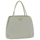 PRADA Hand Bag Nylon Gray Auth yk13351 - Prada