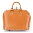 Louis Vuitton Alma Handbag in Orange Epi Leather