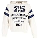 Gucci 25 Eschatology Hoodie in White Cotton