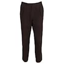 Ermenegildo Zenga Trousers in Brown Cotton  - Autre Marque