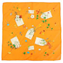 Hermes Silk Scarf Floral Design - Hermès