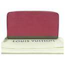 Louis Vuitton Epi Zippy Wallet Fuchsia