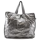 Borsa shopping in tela Chanel Nylon 31 Rue Cambon A46113 in buone condizioni