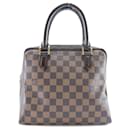 Louis Vuitton Brera Canvas Handbag N51150 in Very Good Condition