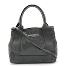 Balenciaga Exclusive Line Navy Cabas XS Tote Bag