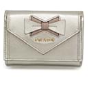 Prada Saffiano FIOCCO Women's Leather Wallet