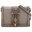 Gucci Gray Duilio Brogue Leather Crossbody