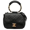 Chanel Mini Negro In The Loop Flap