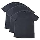 T-shirt à col rond pour homme Emporio Armani 100% COTON PIMA 3 pièces Marine foncé 3Y1DA1 1JCRZ 0920 en parfait état - Autre Marque