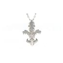 Justin Davis Cross Skull Cubic Zirconia Necklace SV925 - Autre Marque