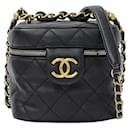 Chanel Matelasse Women's Shoulder Vanity Bag