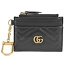 GUCCI GG Marmont Quilted Card Case - Gucci