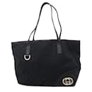 Gucci Black Canvas Tote Bag