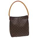 LOUIS VUITTON Bolsa de Ombro Monogram Looping GM M51145 LV Auth yk13322 - Louis Vuitton