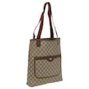 Borsa tote Gucci GG Supreme Web Sherry Line Beige 40 02 003 Auth 81810