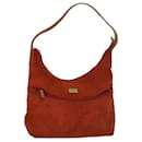 GUCCI Shoulder Bag Suede Orange 001 3386 Auth 79169 - Gucci