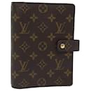 LOUIS VUITTON Agenda MM Monograma Cubierta Planificador Diario R20105 LV Auth 80505 - Louis Vuitton