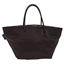 Bolso tote de nylon beige Burberry Nova Check Blue Label Auth bs15358