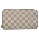 LOUIS VUITTON Portefeuille Long Zippy Organisateur Damier Azur N60012 LV Auth 80668 - Louis Vuitton