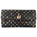 Louis Vuitton Murakami Multicolor Sarah Geldbörse