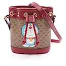 Borsa a spalla in tela Gucci Doraemon Mini Bucket Bag 647801 in ottime condizioni