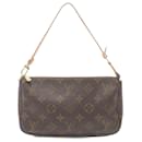 Louis Vuitton Pochette Accessoires Canvas Shoulder Bag M51980 in Good Condition