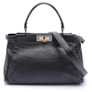 Bolso de cuero Fendi Peekaboo 2way Bolso de mano 8BN226 en excelente estado