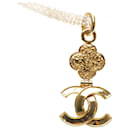 Chanel Clover Coco Mark Necklace