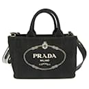 Borsa in denim da donna Prada Canapa 1BG439