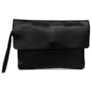 Bottega Veneta Black Intrecciato Clutch