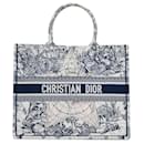 Dior White Large Around The World Book Tote