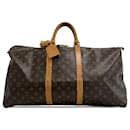 Louis Vuitton Keepall 55 Monogram Marrone